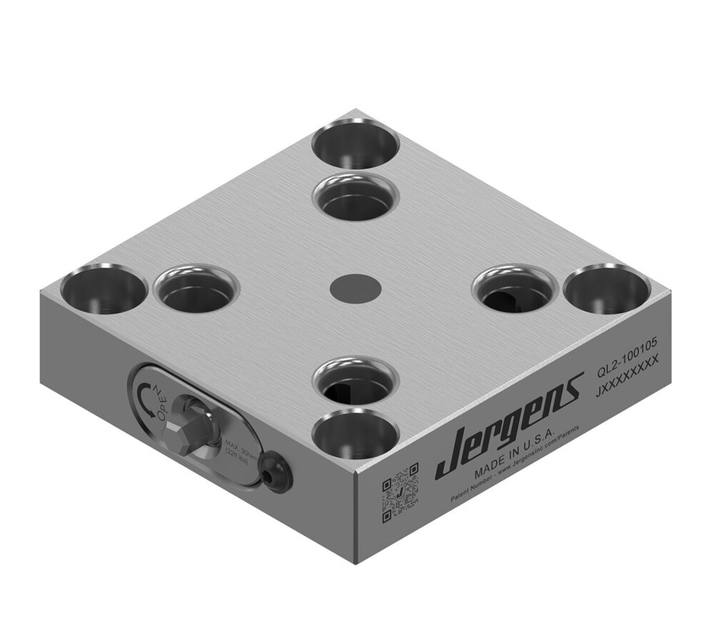 Quick-Loc 52Mm Square Receivers - Color: Silver