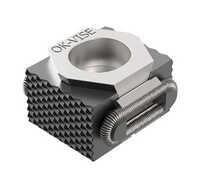 Ok-vise Serrated Jaw Clamps - Color: Silver