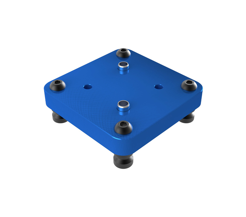 Quick-Loc Vise Adapter Plates - Color: Blue