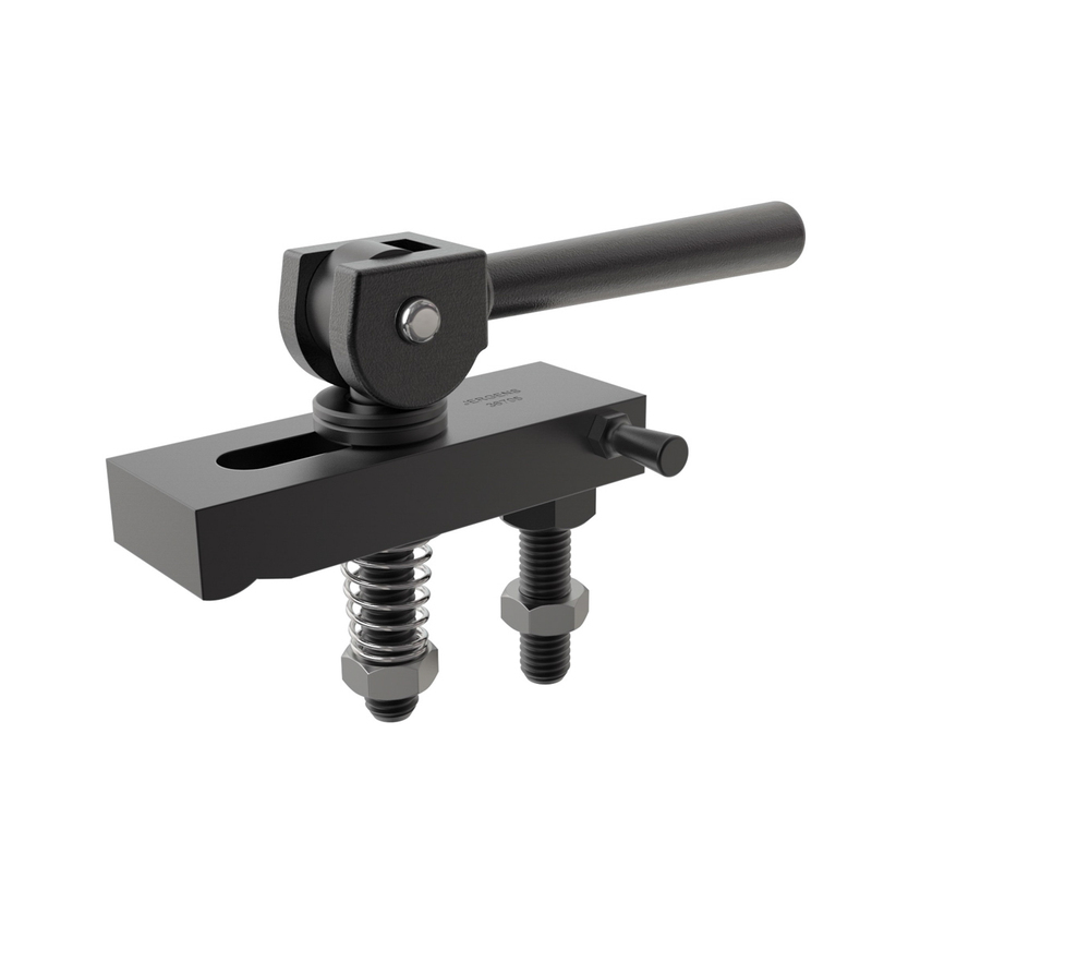 Double Cam Clamp Assemblies With Radius Nose Strap - Color: Grey