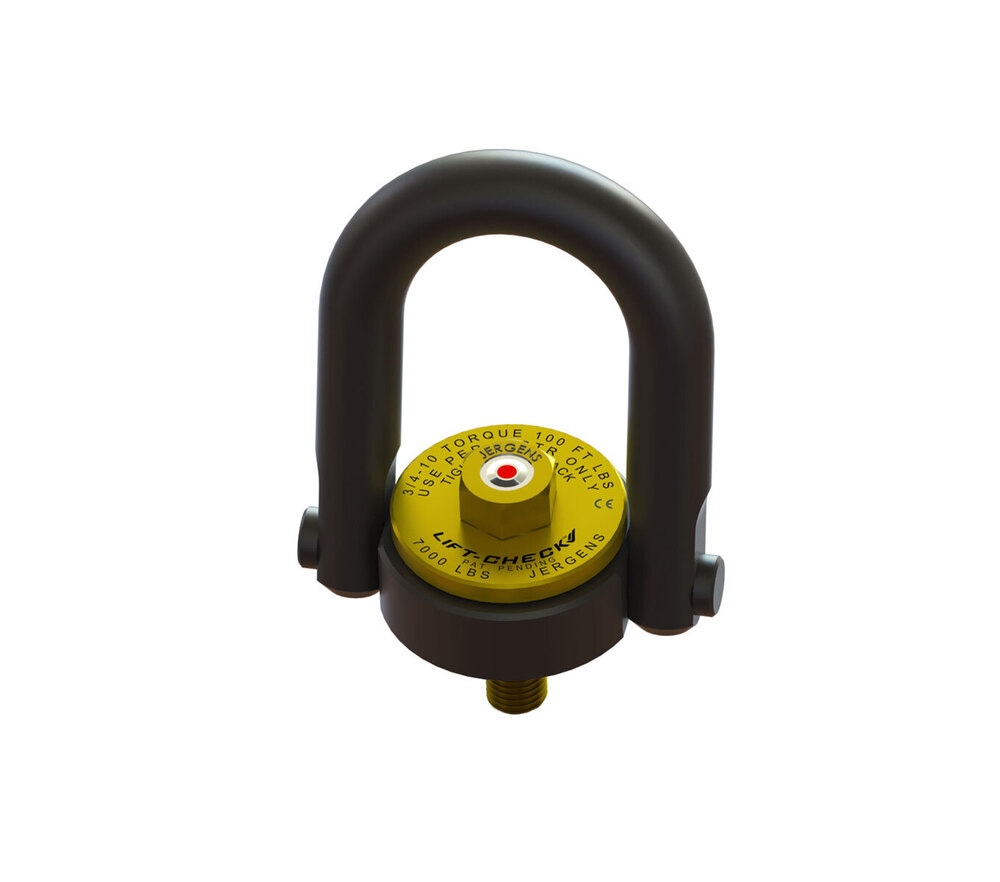 Lift-Check Center-Pull Hoist Rings with Long U-Bar