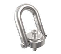 Envirolox Center-pull Hoist Rings With Standard U-bar - Color: Silver