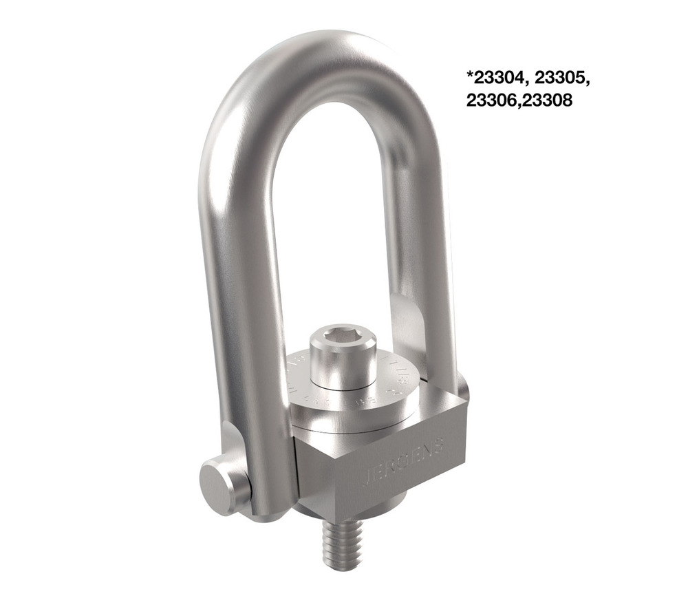 Envirolox Center-Pull Hoist Rings with Standard U-Bar