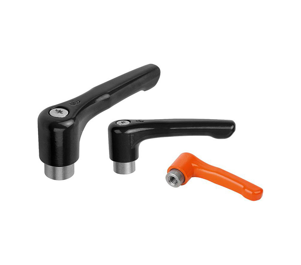Metal Adjustable Handles - Color: Black
