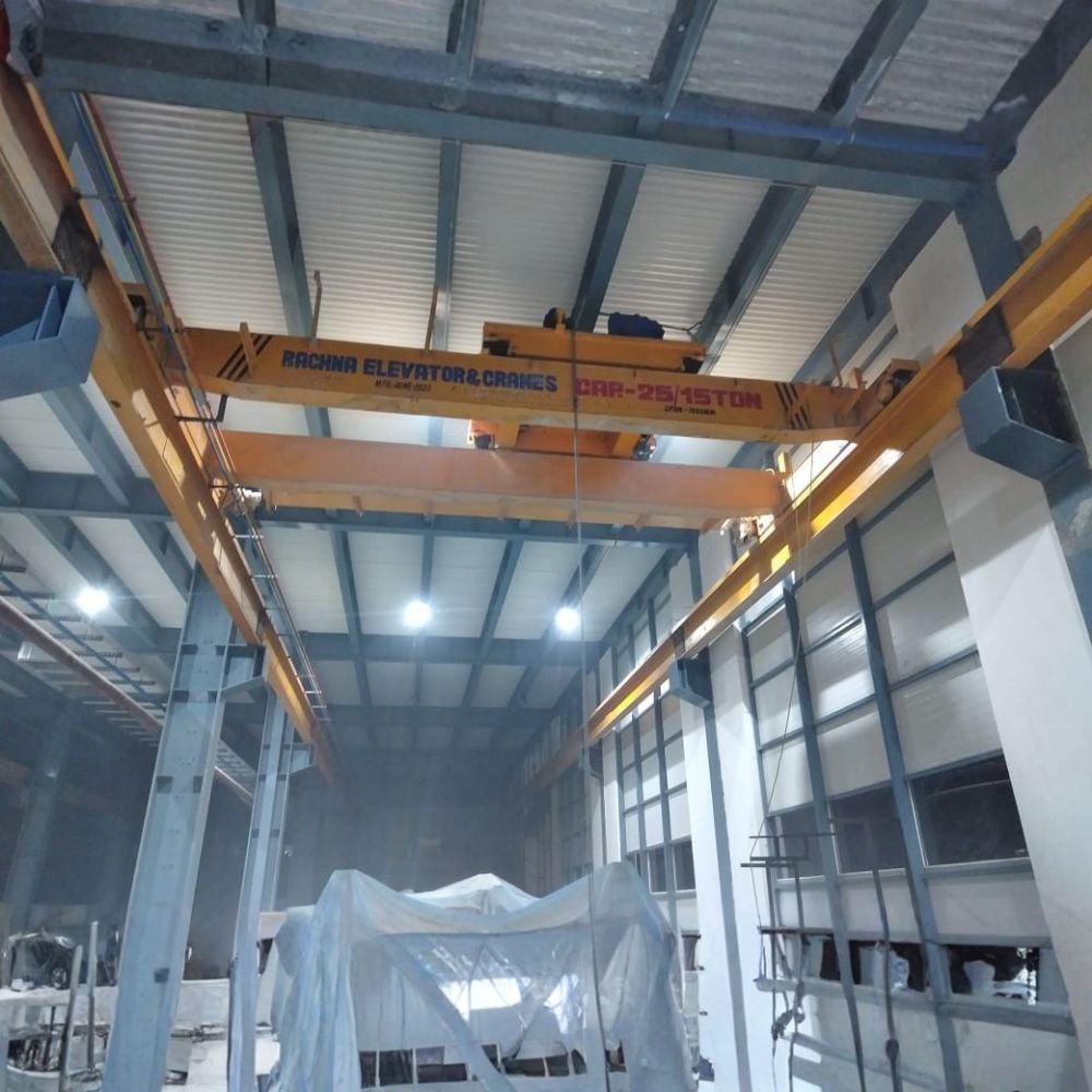 Double Girder Eot Cranes - Color: Yellow