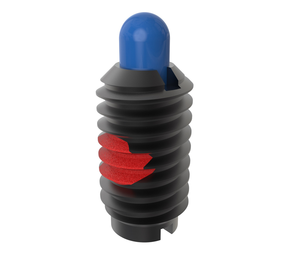 Delrin Tip Shortie Spring Plungers - Color: Black