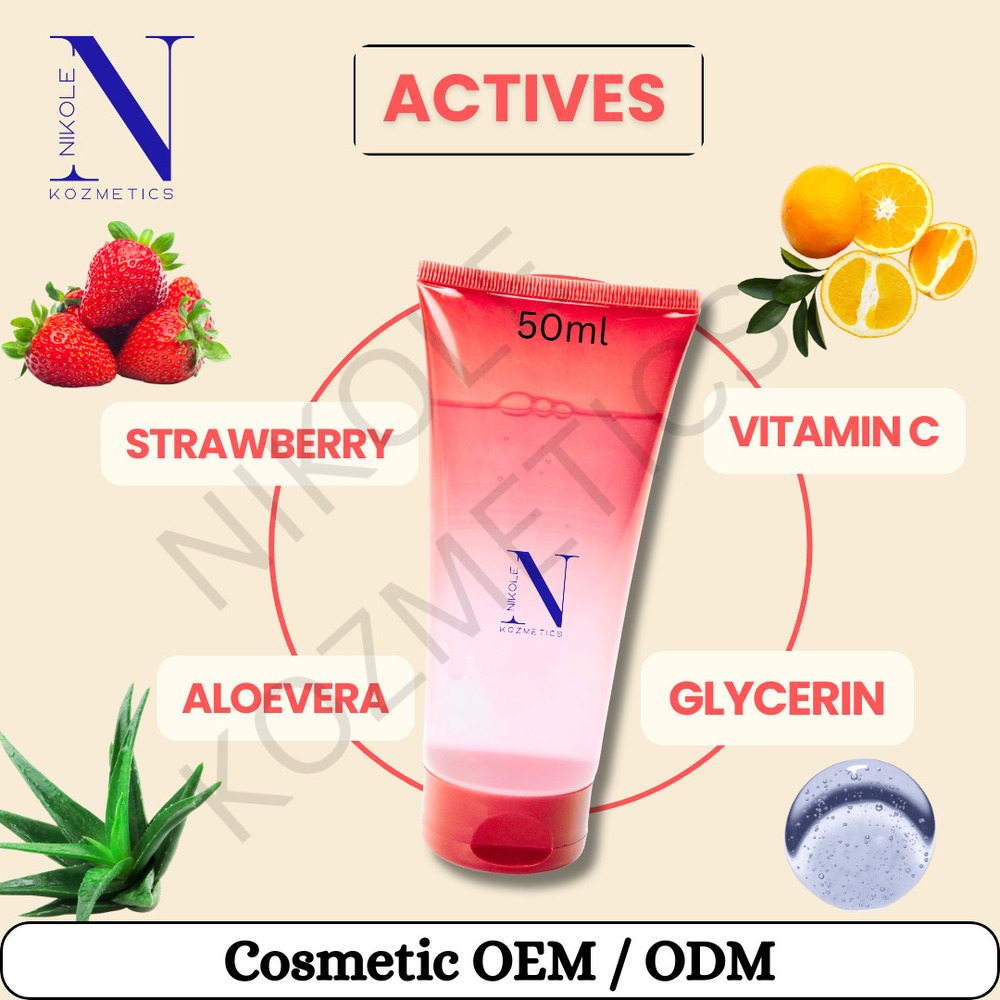 Strawberry Face Wash - Attributes: Smudge Proof