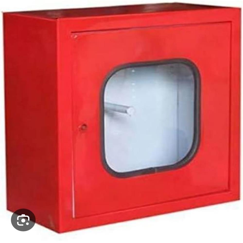 Single Door Fire Hose Box - Artwork: Handmade