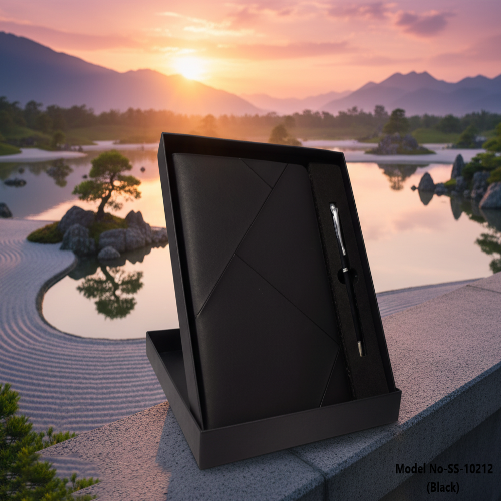 (SS-10212) Leather Business Diary Combo Set