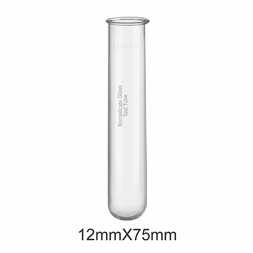 12X75 Borosilicate Glass Test Tube