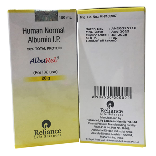 20 Percent Human Normal Albumin IP