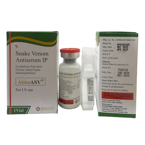 Anti Venom Injection