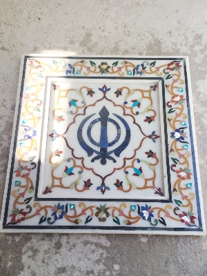 marble inlay work for gurudwara