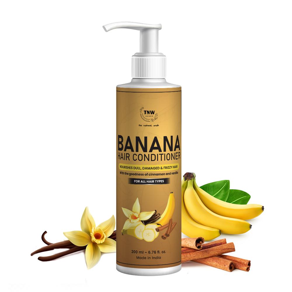 Banana Hair Conditioner For Frizz-Free & Manageable Hair