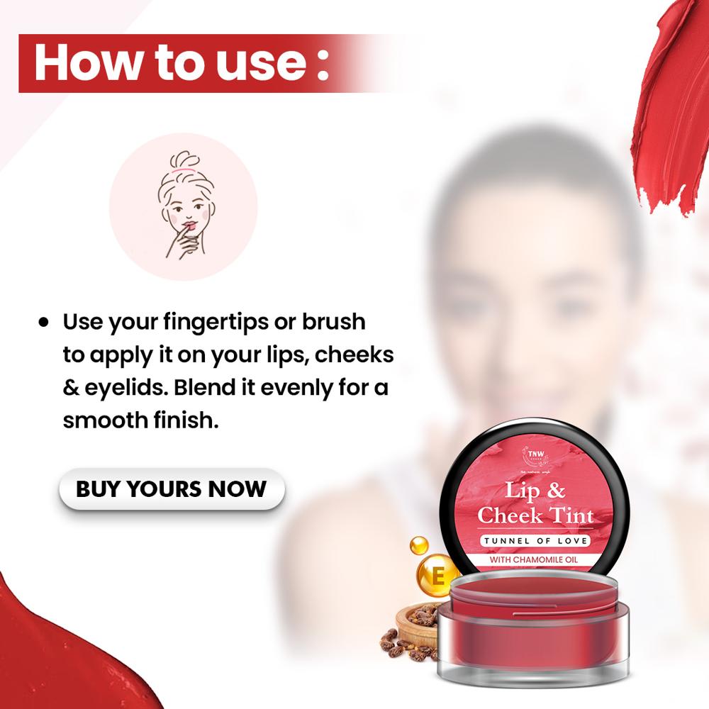Lip And Cheek Tint 3 Alluring & Playful Shades - Attributes: Smudge Proof