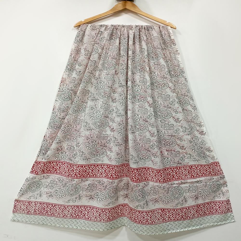 Hand Block Printed Cotton Dupatta