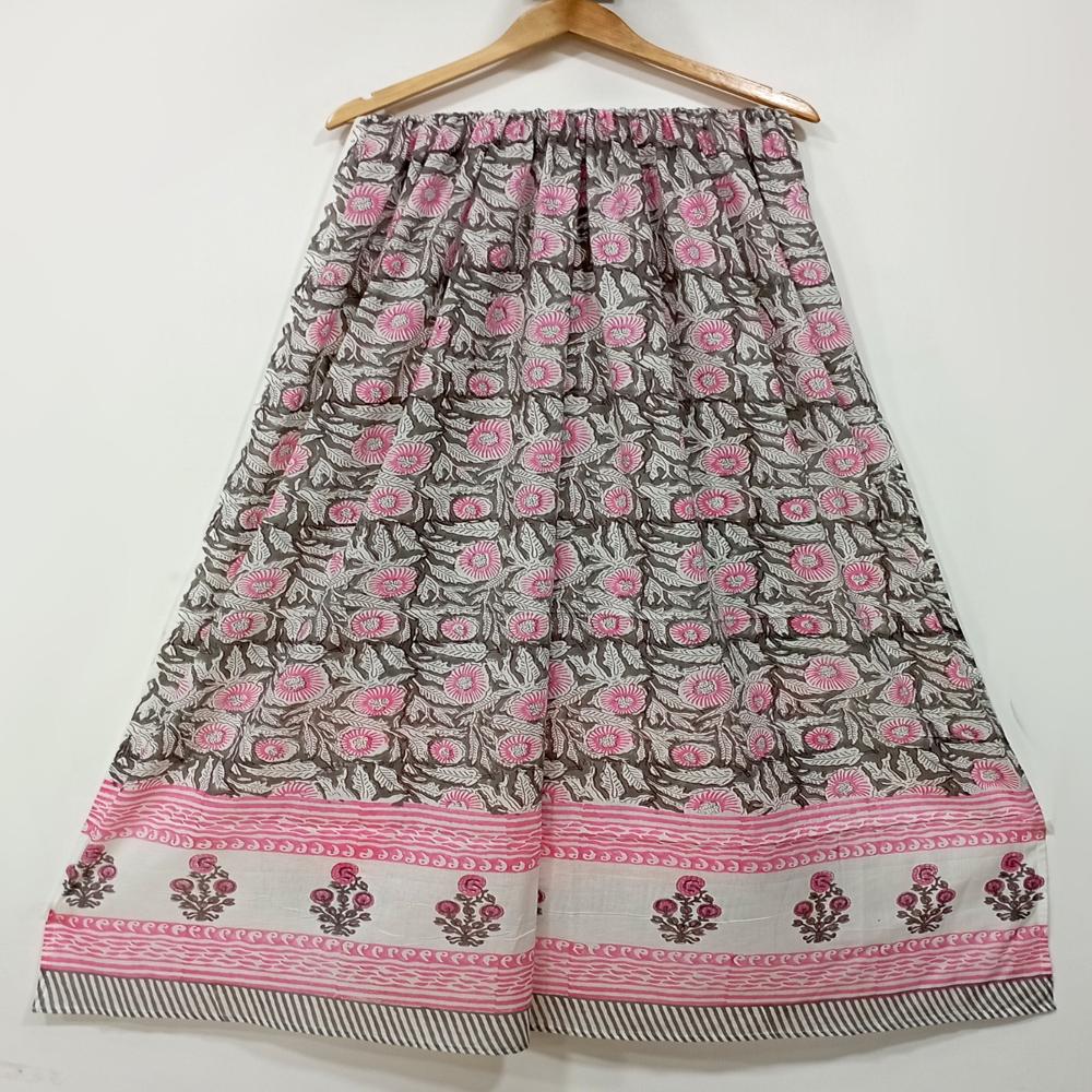 Hand Block Printed Cotton Dupatta