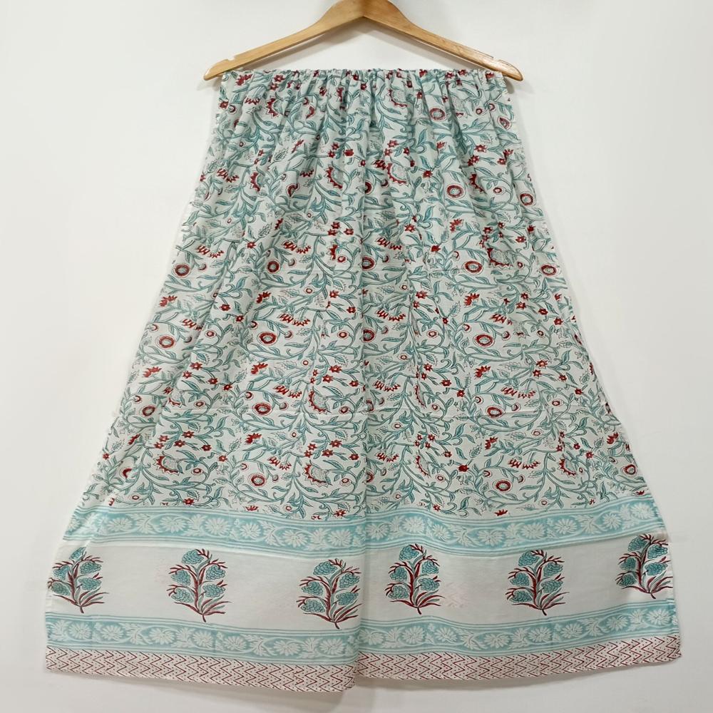 Hand Block Printed Cotton Dupatta