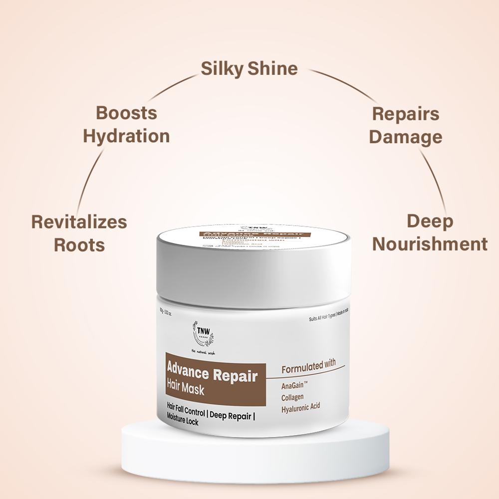 Advance Repair Hair Mask - Strengthening & Repair | Hair Fall Control | Deep Hydration & Moisture Lock