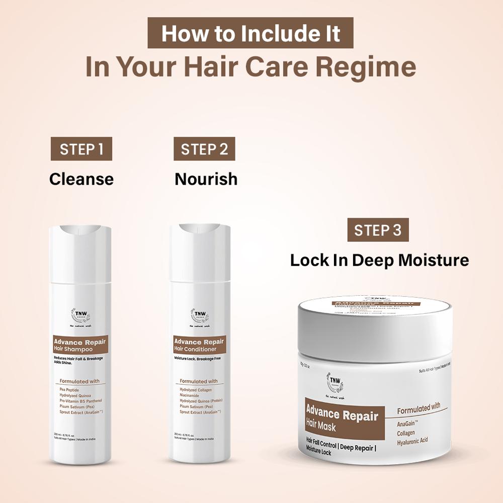 Advance Repair Hair Mask - Strengthening & Repair | Hair Fall Control | Deep Hydration & Moisture Lock