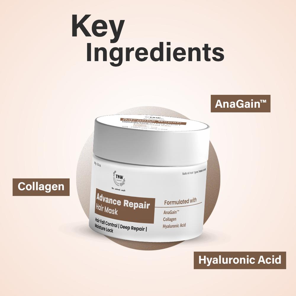 Advance Repair Hair Mask - Strengthening & Repair | Hair Fall Control | Deep Hydration & Moisture Lock