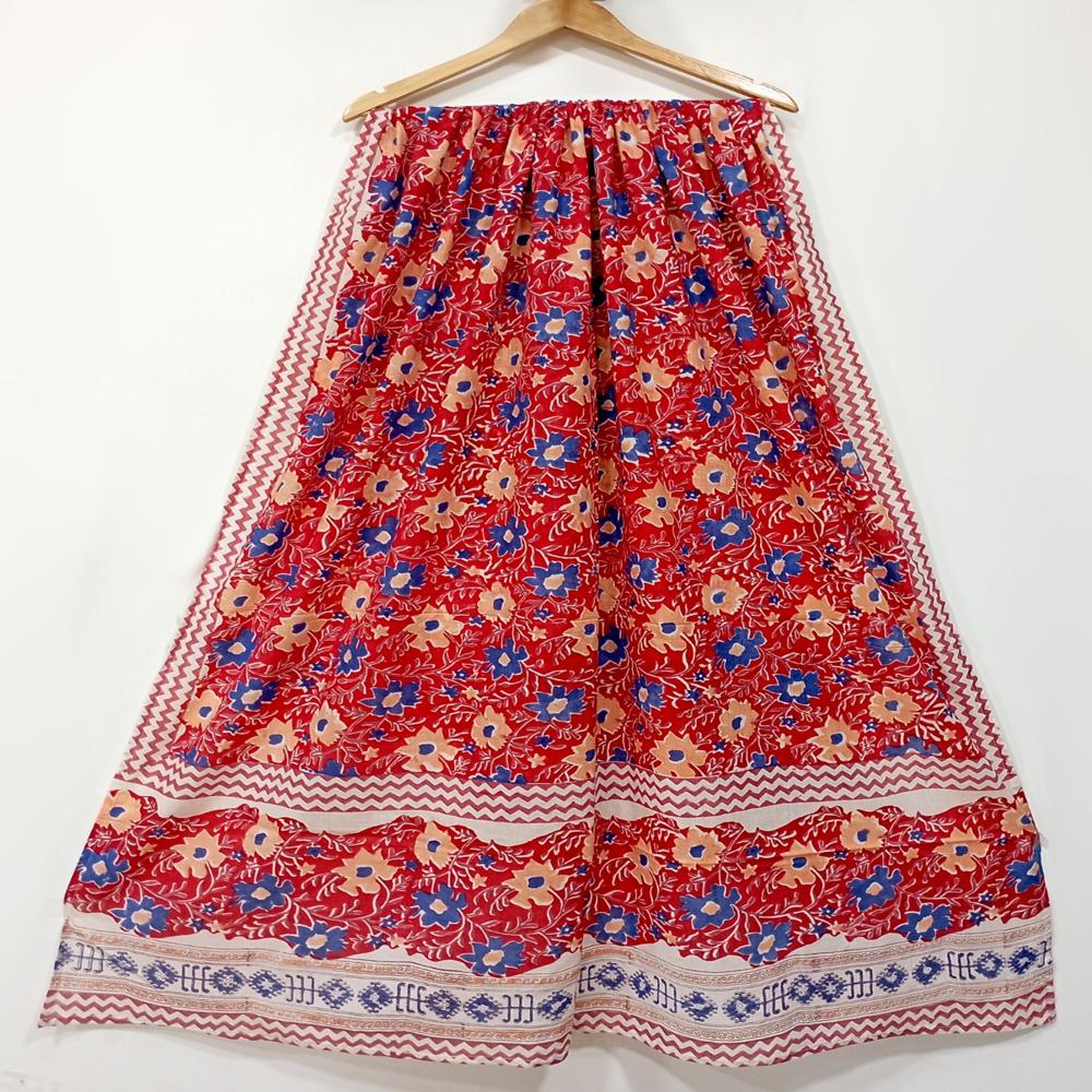 Beautiful Hand Block Printed Cotton Dupatta