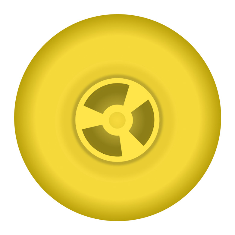 Electronic Ear Tag Fdx-b, 134.2 Khz, (D30 / D30) - Color: Yellow