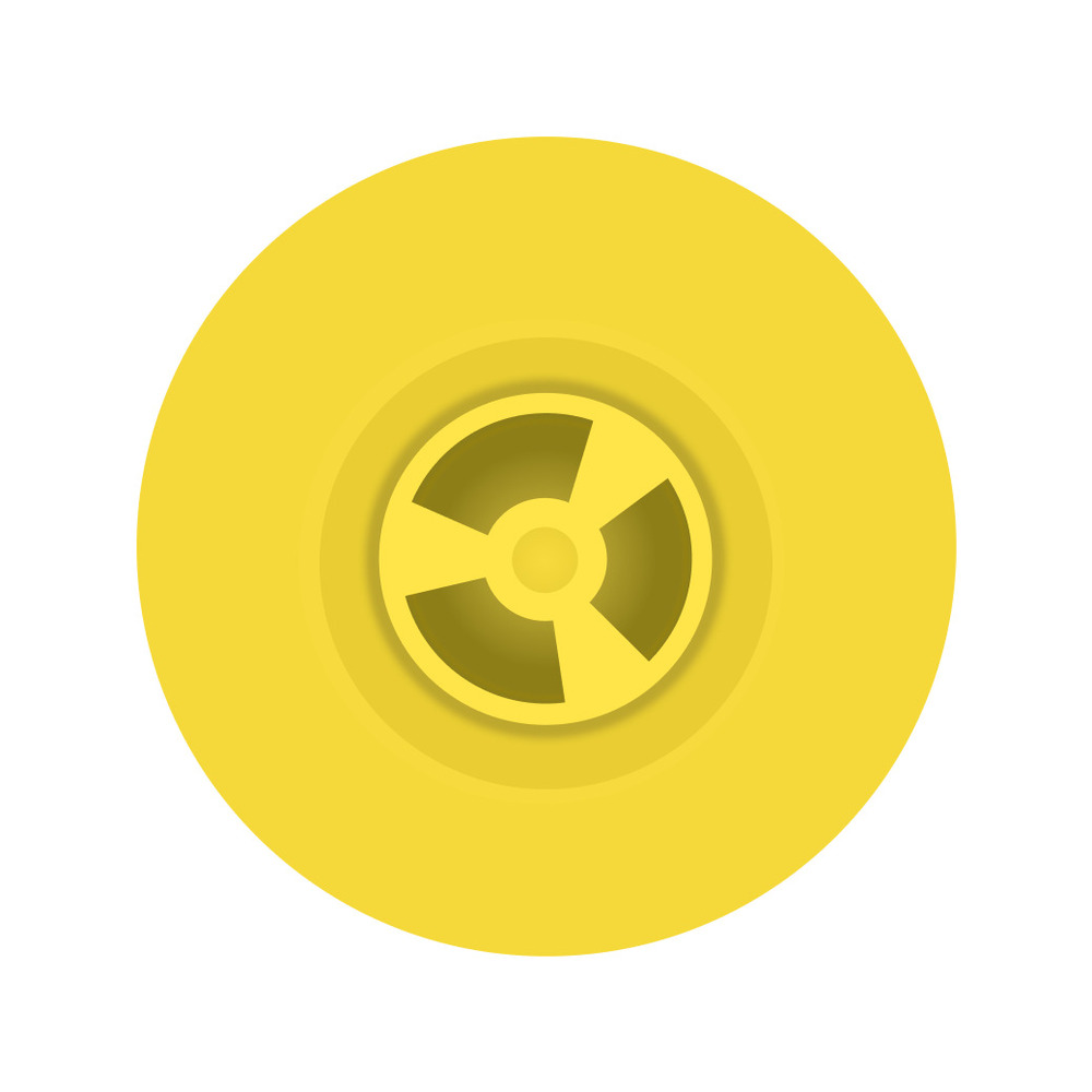 Yellow UHF Electronic Ear Tag