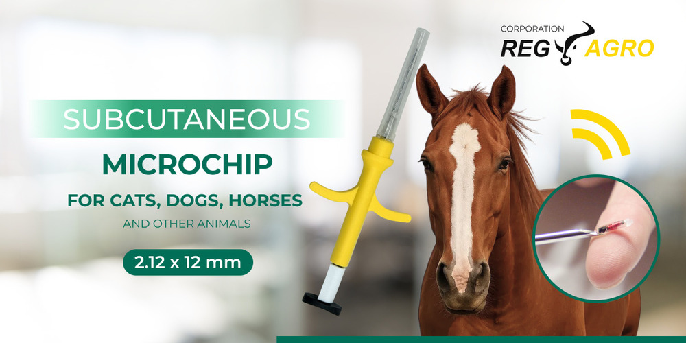 Subcutaneous Microchip In Syringe (2.12a 12 Mm) - Color: Yellow & Silver