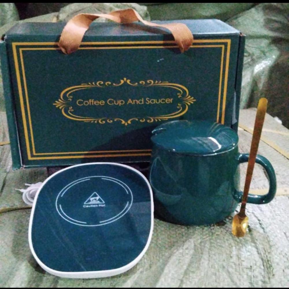 Coffee Mug With Sauser