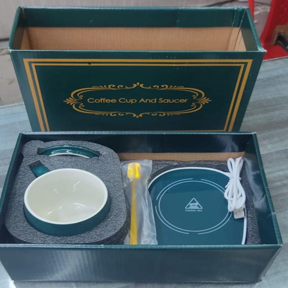 Coffee Mug With Sauser