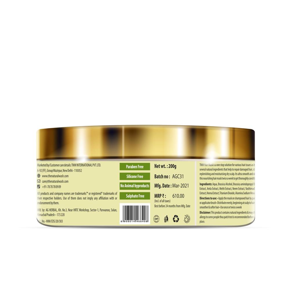 Amla Bhringraj Hair Mask- Repairs Hair Damage | Controls Hair Fall & Frizz