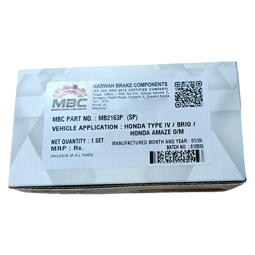 Brake Pad For Honda Type IV / Brio / Honda Amaze O/M