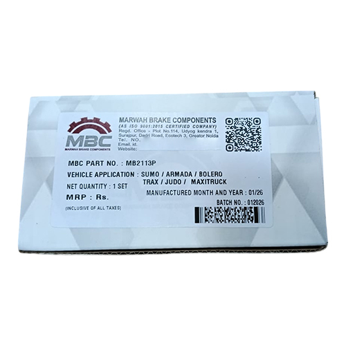 Brake Pad For Sumo - Armada - Bolero - Trax - Judo - Maxitruck