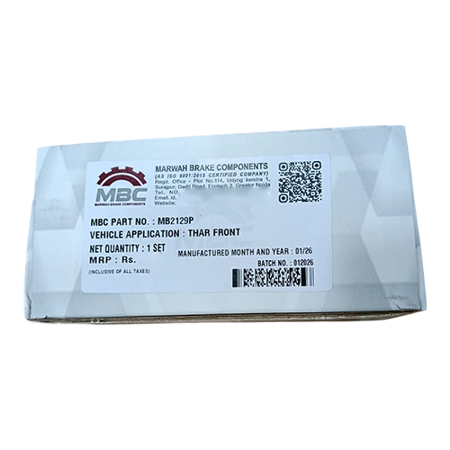 Thar Front Brake Pad - Features: Easy To Use