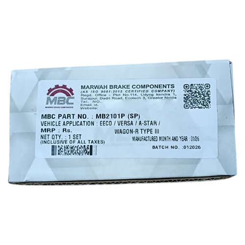 Brake Pad For Eeco-Versa-A-Star-Wagon-R Type III