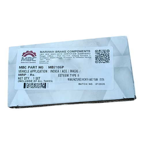 Brake Pad For Indica - Ace - Magic - Esteem Type II