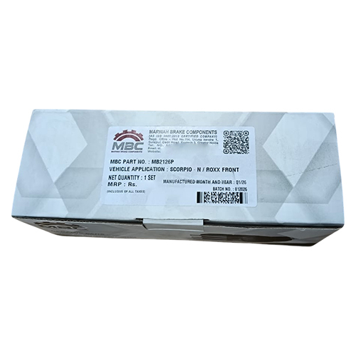 Brake Pad For Scorpio N Front - Roxx Front