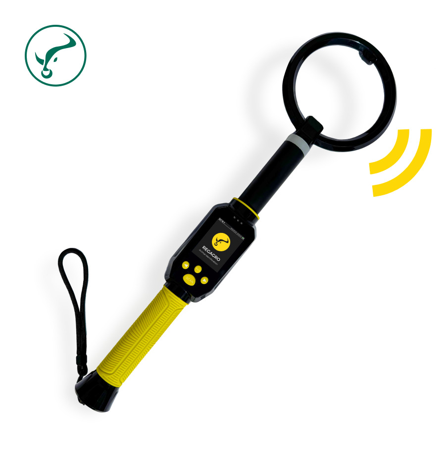 "Microchip and Electronic Ear Tag Reader with Temperature Sensor  RA-5500LF, 134.2 kHz, FDX-B, HDX, Bluetooth