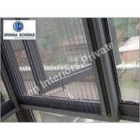 Fiberglass Pleated Mesh Windows - Color: Black Or Grey
