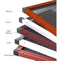 Fiberglass Pleated Mesh Windows