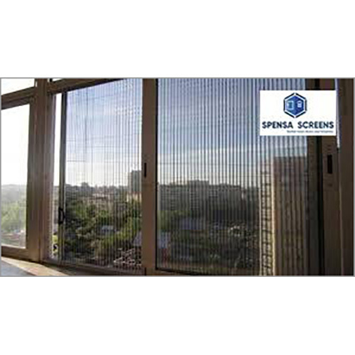 SS Pleated Mesh Windows