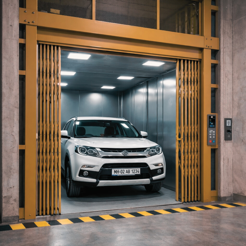 Lift For Cars - Color: Golden Yellow