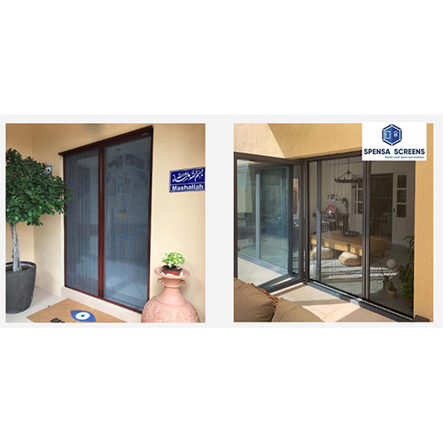 SS Pleated Mesh Balconies