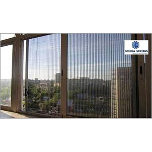 SS Pleated Mesh Balconies