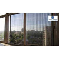 SS Pleated Mesh Balconies