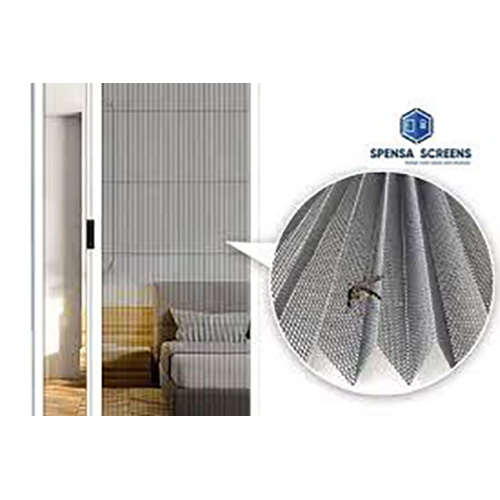 SS Pleated Mesh Balconies
