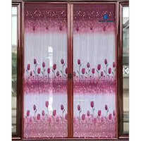 Printed Pleated Mesh Doors