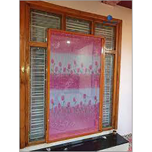 Printed Pleated Mesh Doors