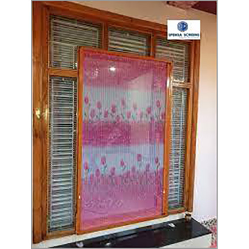 Printed Pleated Mesh Windows